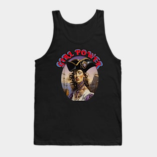 Girl power pirate princess Tank Top